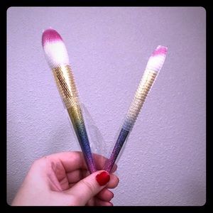 Make up brushes ombré rainbow